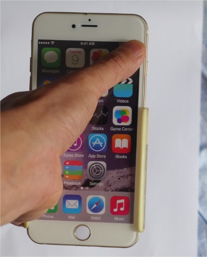 RingMagic单手操作手机壳用在5.5英寸的iPhone 6 Plus也可以单手操作